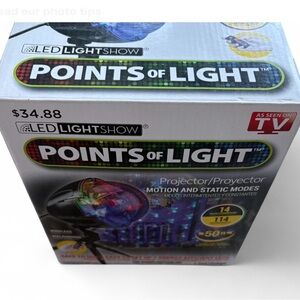 Gemmy LED Lightshow Points of Light Projector - Black